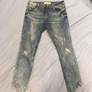 Blue ripped Demin jeans 27
